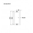 Dveřní madlo DH-D2-R101